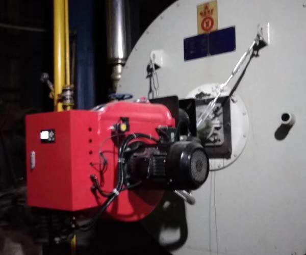 4吨锅炉低氮燃烧器调试完成